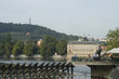 Prague - Vltava derrière le pont Charles