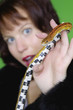 Portrait mit Schlange 2