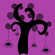 Tree and spiders