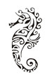 hippocampe à tatouer