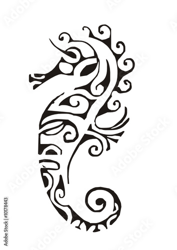 hippocampe à tatouer hippocampe à tatouer