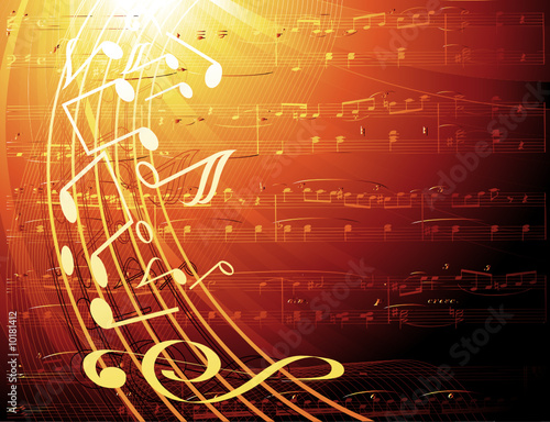 musical notes background. musical notes -vector