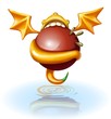 small yellow dragon