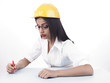 young asian female engineer