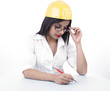young asian female engineer