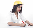 young asian female engineer