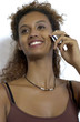 jeune femme au téléphone