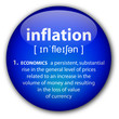 "inflation" button with definition