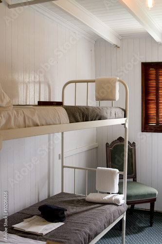 Photo: Bunkbeds in a cabin of a vintage steamship Bunkbeds in a cabin of a vintage steamship