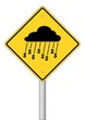 Rain Of Money Sign On Stick