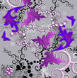 decorative background in oriental style