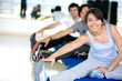 group of people at the gym portrait