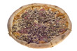 Italian food - pizza on white background