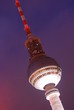 Berlin - Fernsehturm bei Nacht