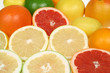 Citrus fruit - colorful background abstract.