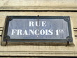 Rue François 1er. Paris, France.