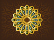 Simple Illustration for Arabic Ornamint Symbols and Backgrounds