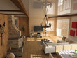 modern interior (computer generated image) modern interior (computer generated image)
