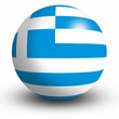 Greece flag orb Button Icon