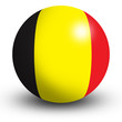 Belgium flag orb Button Icon