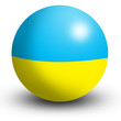ukraine flag orb Button Icon