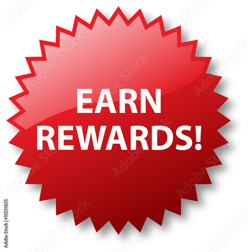 Illustration: Earn Rewards Sales Sticker Earn Rewards Sales Sticker