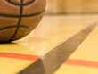 Basketball on indoor court