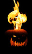 Flaming Jack O Lantern