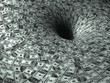 dollar's flow in black hole