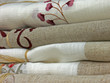 pièces de tissu, tissage et broderies artisanales