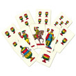 CARTE DA GIOCO NAPOLETANE: TUTTE LE COPPE A VENTAGLIO