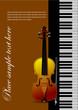 Piano with violin