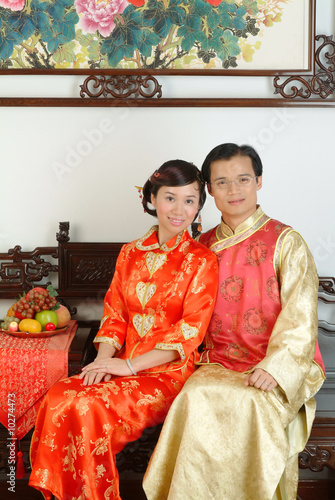 Photo: Couple in Trditional Chinese Costumes (8) Couple in Trditional Chinese Costumes (8)
