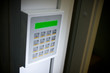 Close up image of a Security keypad