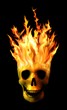 Flaming Skull