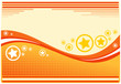 abstract stylish orange background