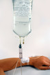 Photo: IV drip and arm IV drip and arm