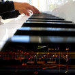 Playing piano