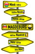 Wegweiserstern: Magdeburg und die Welt mit Wegweiserstern: Magdeburg und die Welt mit
