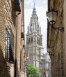 Cathedral of Toledo between two walls