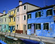Quartier coloré de Burano près de Venise