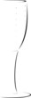 abstract champagne glass
