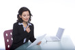 Business woman at her workplace