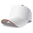 Vector: Vector white baseball cap Vector white baseball cap