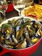 moules frites au restaurant moules frites au restaurant