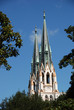 Spires of St John the Baptist Cathedral Savannah Georgia