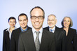 Executive and his team
