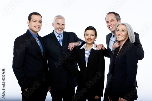Photo: Portrait of group of business people Portrait of group of business people