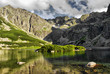 Czarny Staw Gasiennicowy lake in polish Tatra mountains