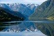 Tranquil Hardanger Fjord in Norway Tranquil Hardanger Fjord in Norway